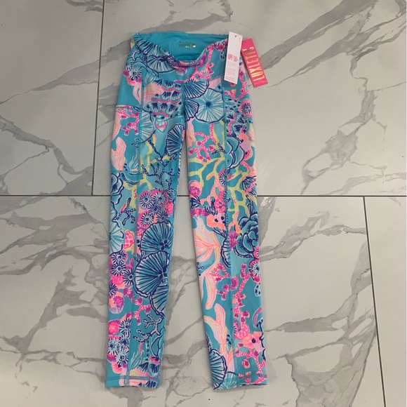 Lilly Pulitzer Pants - NWT Lilly Pulitzer Weekender Midi Leggings  Sz XXS Luxletic Bougainville Pink